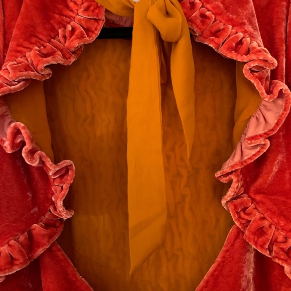 Free People Gum Drop Mini Dress Apricot - Picture 4 of 7